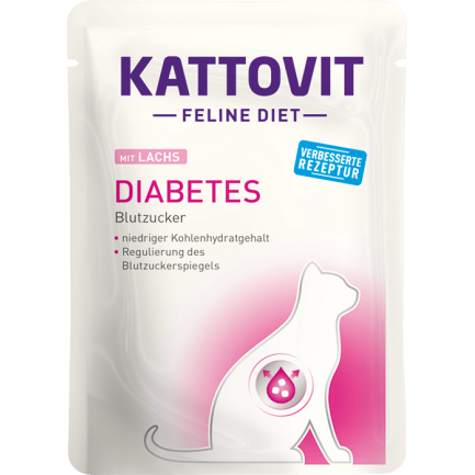 Kattovit Diabetes Bustine Cibo Umido per Gatti