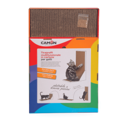 Camon Griffoir multifonctionnel en carton pour chat