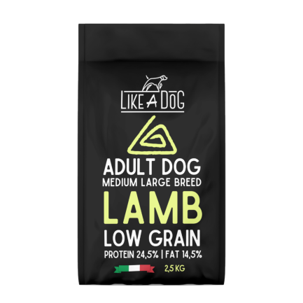 Like A Dog Low Grain Lamb Medium Large per Cani