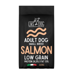 Like A Dog Low Grain Salmon Mini per Cani...