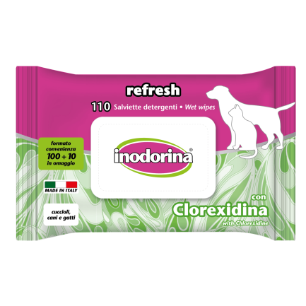 Inodorina Salviette Refresh Everyday per Cani e Gatti