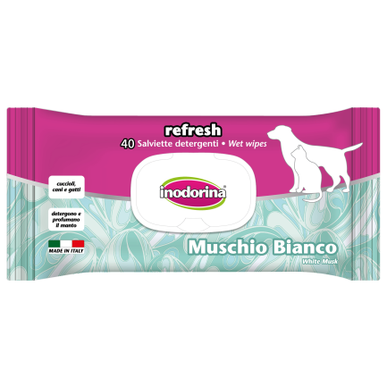 Inodorina Salviette Refresh Everyday per Cani e Gatti