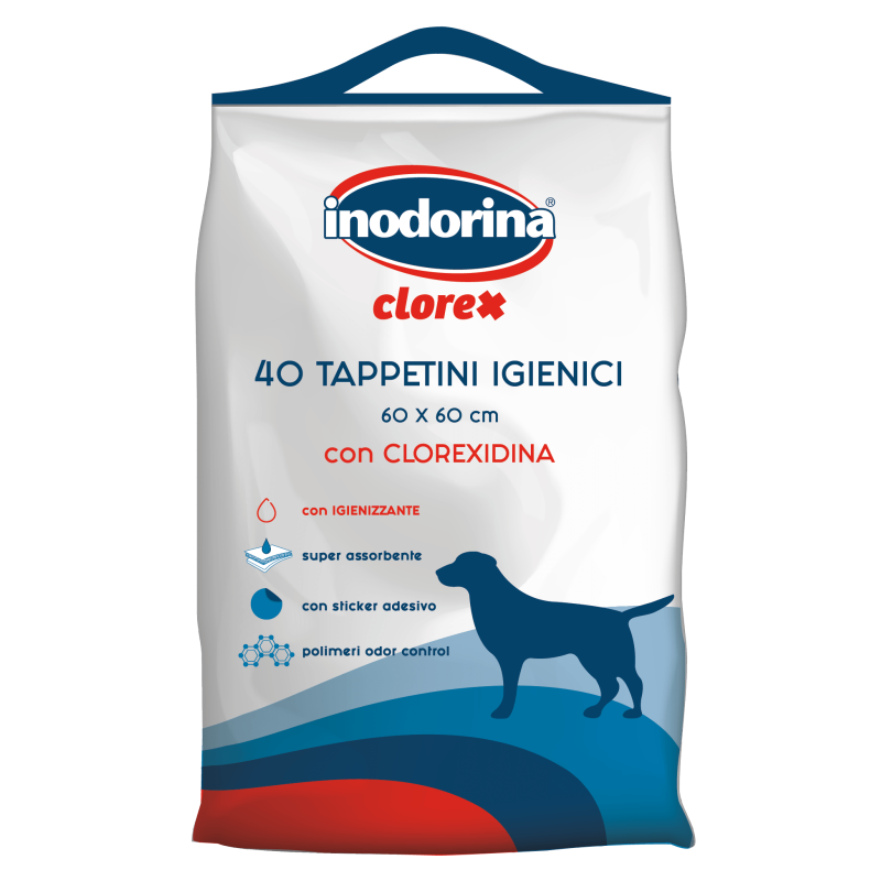 Inodorina Clorex Tappetini Igienici per Cani con clorexidina
