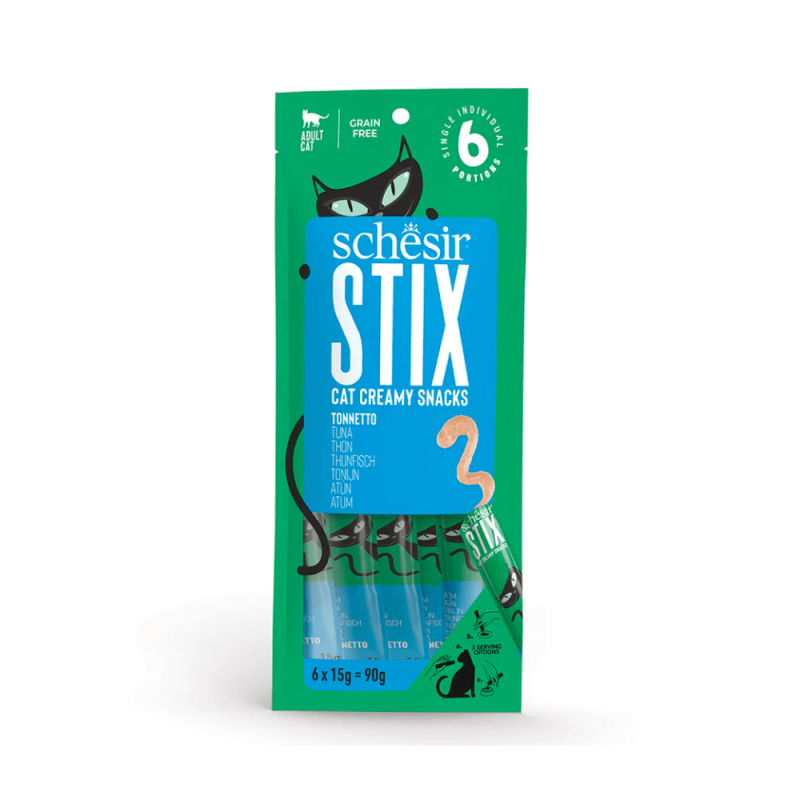 Schesir Stix Creamy Snack: Mousse Nutriente per Gatti