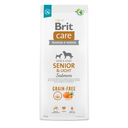 Brit Care Senior Light Łosoś i ziemniaki dla psów