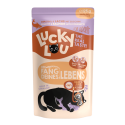 Lucky Lou Adult Cat Food pour chats adultes et stérilisés 16 sachets de 125 g