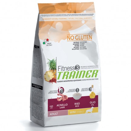Fitness3 Trainer Mini con Agnello e Riso Fitness3 Trainer Mini con Agnello e Riso