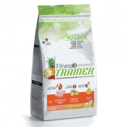 Fitness3 Trainer Medium-Maxi con Coniglio e Patate Fitness3 Trainer Medium-Maxi con Coniglio e Patate