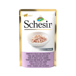 Schesir Cat Gelatin Soft Slices for Adult...