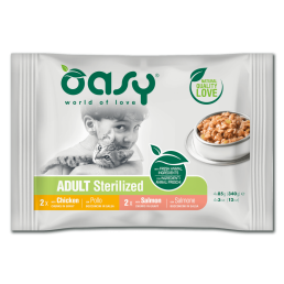 Oasy Chunks in Sauce Multipack pour chats