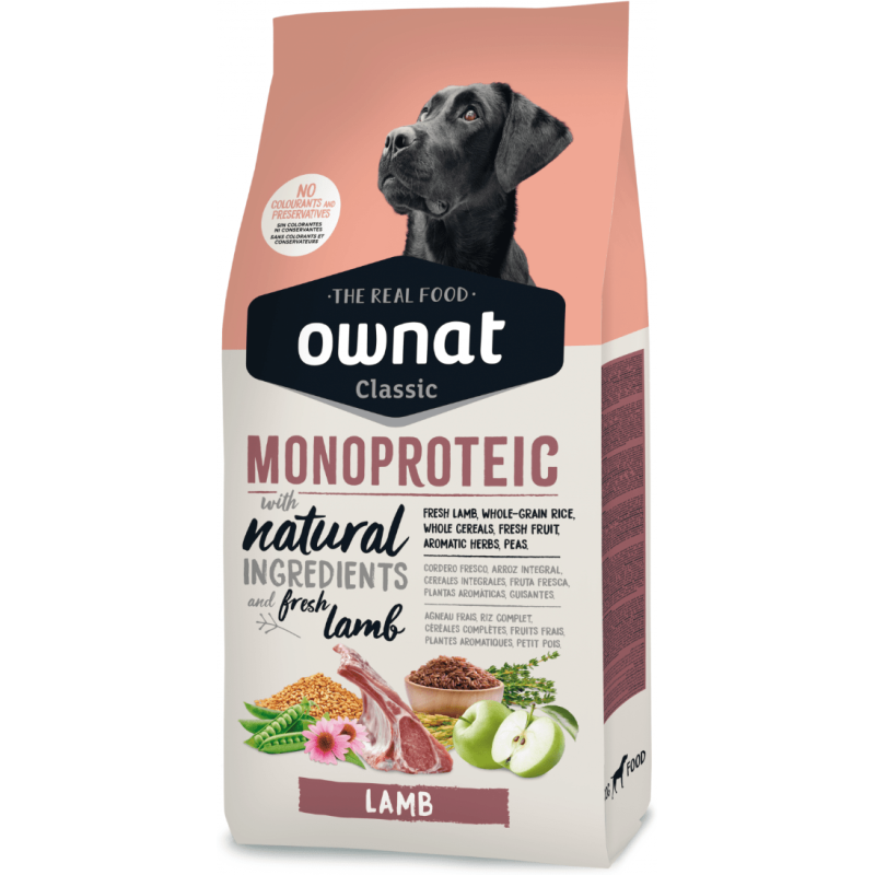 ownat - classic monoproteic agnello per cani