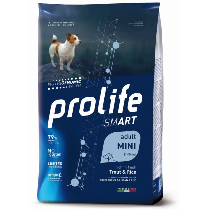 Prolife Smart Adult Mini with Trout and Rice for Dogs