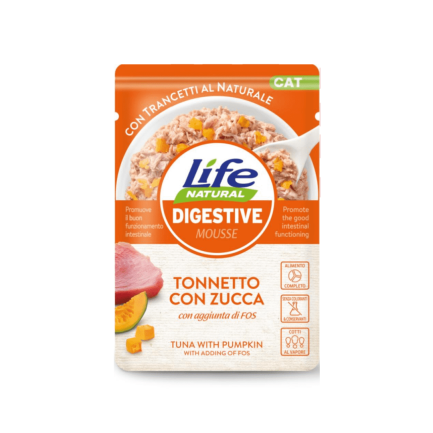Life Cat Natural Digestive Cibo Umido per Gatti