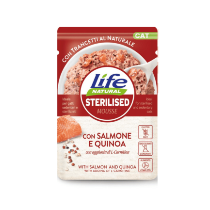 Life Cat Natural Nourriture humide stérilisée pour chats