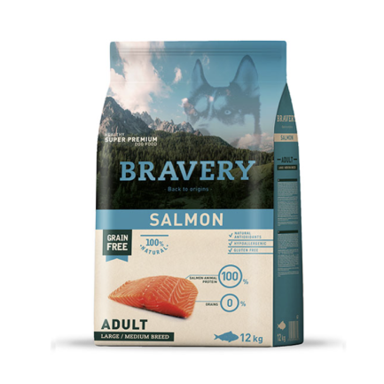 Bravery Dog Adult Łosoś dla psów