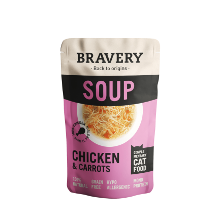 Bravery Adult Cat Soup Cibo Umido per Gatti