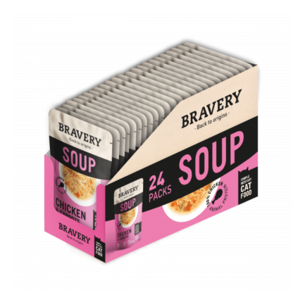 Bravery Adult Cat Soup Cibo Umido per Gatti