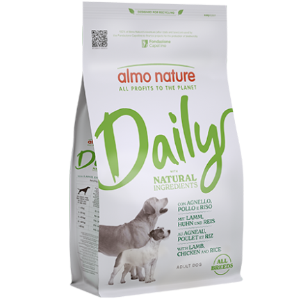 Almo Nature Mantenimiento Holístico con Cordero Pollo y Arroz para Perros