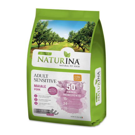 Naturina Elite Sensitive Schweinefleisch getreidearm für Hunde