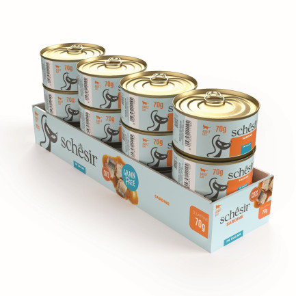 Schesir Sardine Nassfutter für Katzen