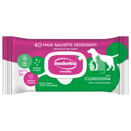 Inodorina Toallitas Refrescantes para Perros y Gatos