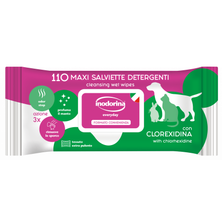 Inodorina Erfrischungstücher für Hunde und Katzen