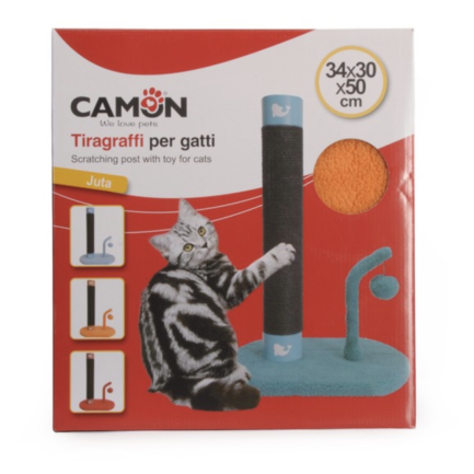 Camon Tiragraffi a Colonna con Gioco per Gatti