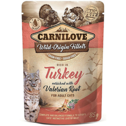Carnilove Wild Origin Fillets nourriture humide pour chats