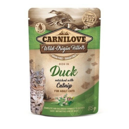 Carnilove Wild Origin Fillets nourriture humide pour chats