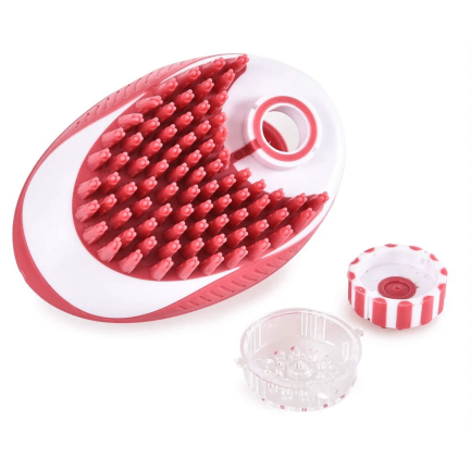 M-Pets Rubeaz Brush and Shampoo Dispenser for Dogs and Cats