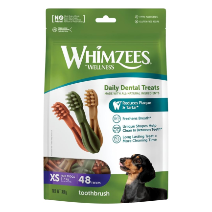 Whimzees Cepillo de Dientes Snack Vegetal para Perros