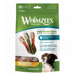 Whimzees Gemüsesnack-Zahnbürste für Hunde