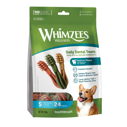 Whimzees Snack Toothbrush for Dogs