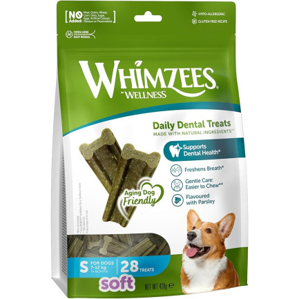 Whimzees Snack Dental Blando de Vegetales para Perros