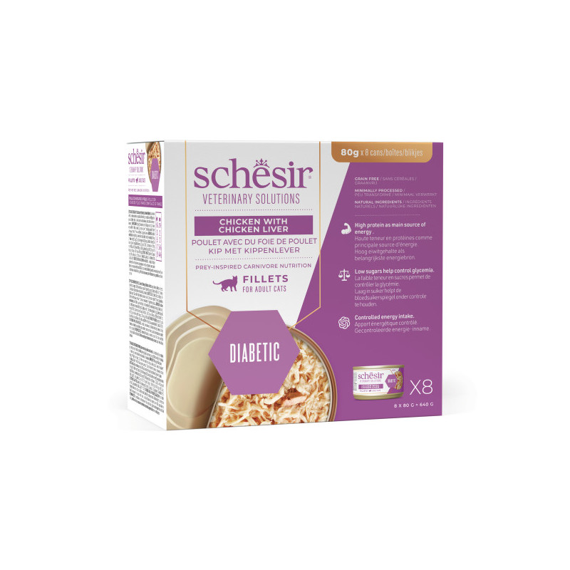 Schesir - Schesir Veterinary Solution Diabetic Umido Per Gatti