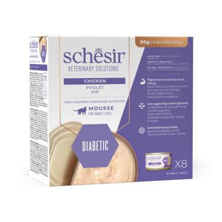 Schesir Veterinary Solution Diabetic Umido per Gatti