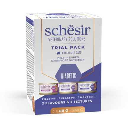 Schesir Veterinary Solution Diabetic Umido per Gatti