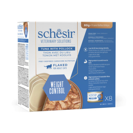 Schesir Veterinary Solution Weight Control Wet pour chats