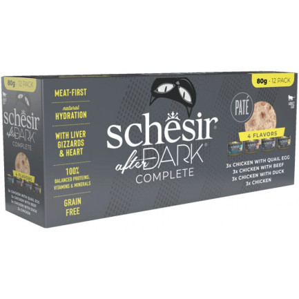 Schesir After Dark 4 Gusti Cibo Umido per Gatti
