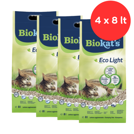 Biokat's Eco Light Lettiera Vegetale per Gatti