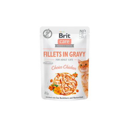 Brit Care Filetti in Salsa Wet Food for Cats