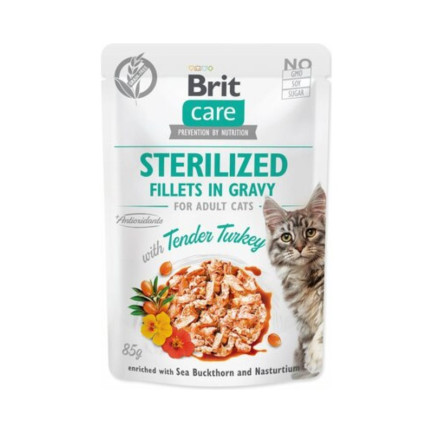 Brit Care Fillets in Sauce Nassfutter für Katzen