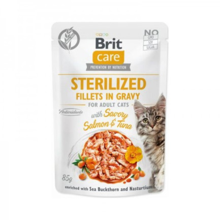 Brit Care Filetti in Salsa Cibo Umido per Gatti