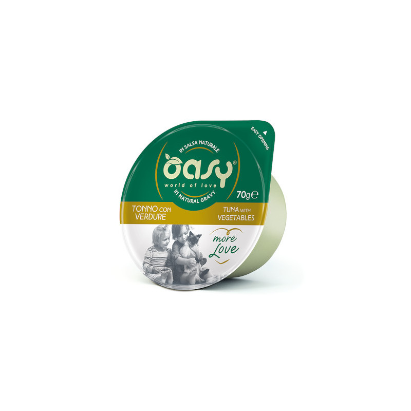 Oasy - Oasy More Love Green Cup Cibo Umido Per Gatti img