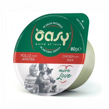 Oasy More Love Green Cup Cibo Umido per Gatti