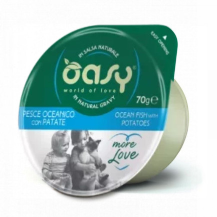 Oasy More Love Green Cup Cibo Umido per Gatti
