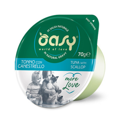 Oasy More Love Green Cup Cibo Umido per Gatti