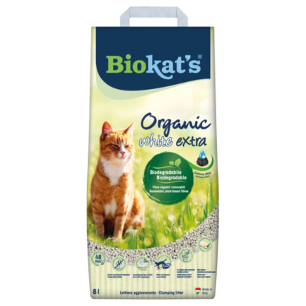 Biokat's Organic White Extra Lettiera Naturale per Gatti