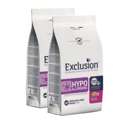 Exclusion Diet Hypoallergenic Maiale e Piselli per Cani