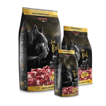Leonardo Fresh Manzo e Pollo Cibo Secco per Gatti